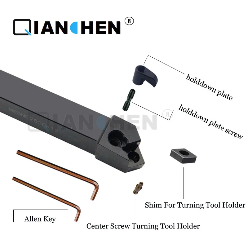 MSSNR/L, M зажимной держатель инструмента с ЧПУ, внешние токарные инструменты, Токарный режущий инструмент