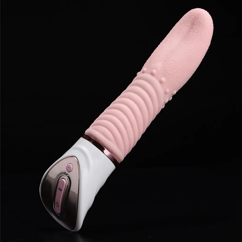 10 Speed Tongue Vibrator G Spot Clitoris Pussy Nipple Oral Licking Stimulator USB Heating Female AV Massager Sex Toys for Women (1)