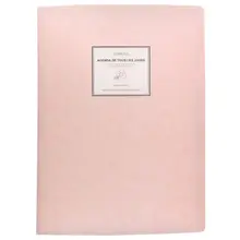 А4 дисплей книжная папка, бумажная папка для хранения пластик 20 карманов