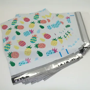 

Pineapple pattern Plastic Post Mail Bags Poly Mailer Self Sealing Mailer Packaging Envelope Courier express bag 500Pcs/lot