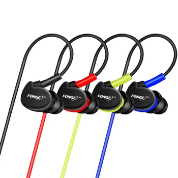 

3.5mm Waterproof Earphone Headset With Mic Wired Earphones for HiFi Bass Stereo Earphones Sport Sweatproof Headset for MP3 PC