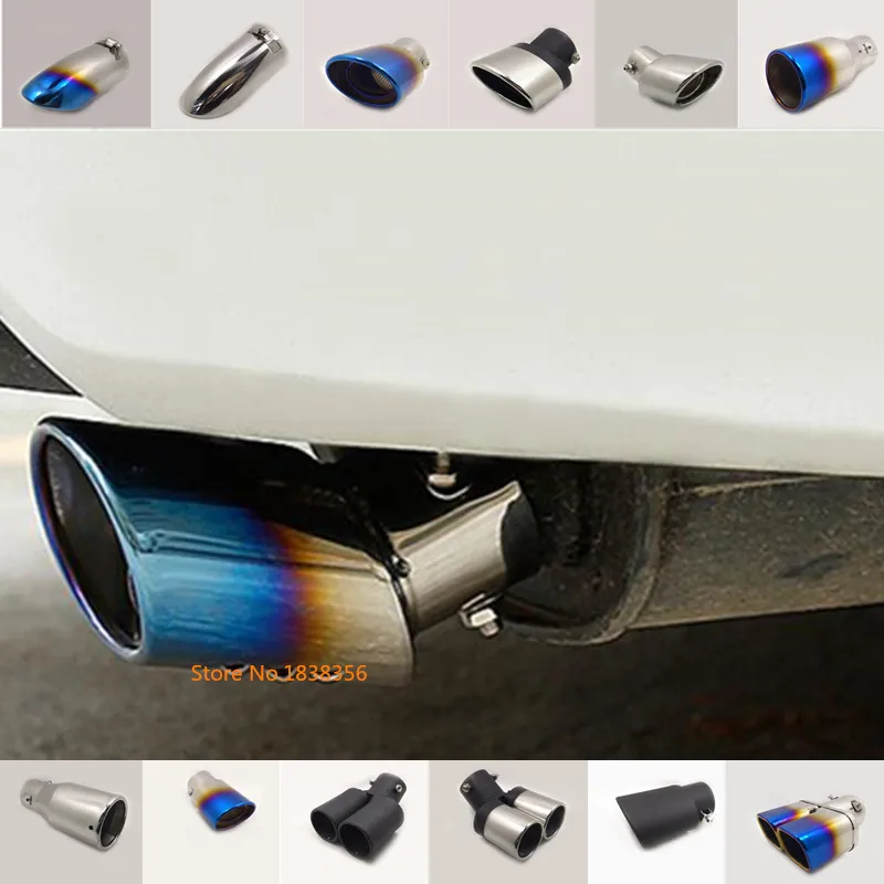 

for Toyota Corolla Altis 2008 2009 2010 2011 2012 2013 car body muffler end pipe outlet stainless steel exhaust tip tail 1pcs