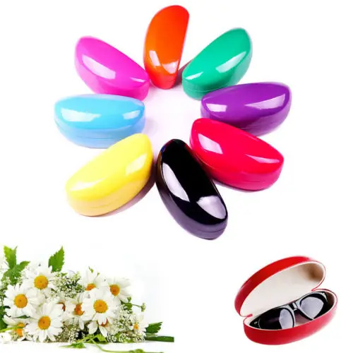 

Portable Protector eyeglass case sunglasses box Container Holder Zipper glasses Hard Case Eyewear Box Shell Cover Pouch Bag Hot