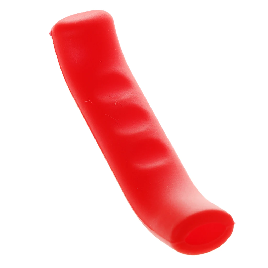 Universal Waterproof Soft Silicone Non-slip Bicycle Brake Lever Grip Protector Gel Brake Handle Lever Cover Red
