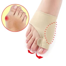 2 шт. = 1 пара разделитель пальцев ног вальгусная деформация буйон корректор ортопедические ноги корректор кости большого пальца коррекция педикюр носок выпрямитель