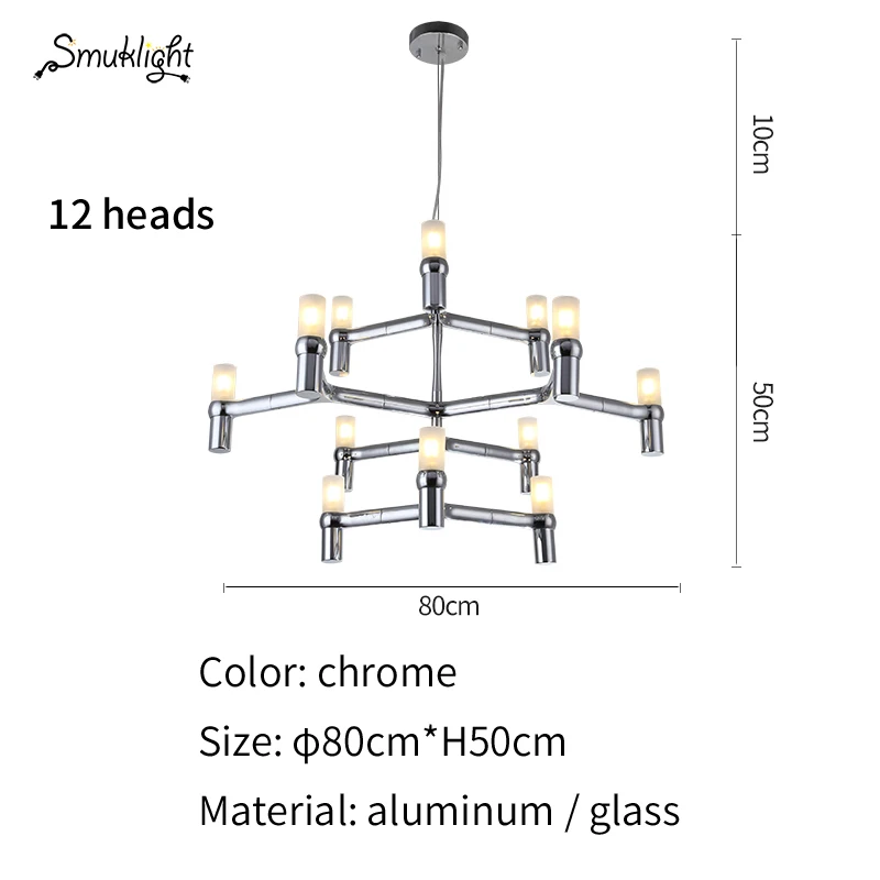 Корона Немо Корона дополнительная люстра постсовременное художественное освещение для отеля гостиная спальня фойе виллы светильник в виде свечи - Цвет абажура: 12 Heads