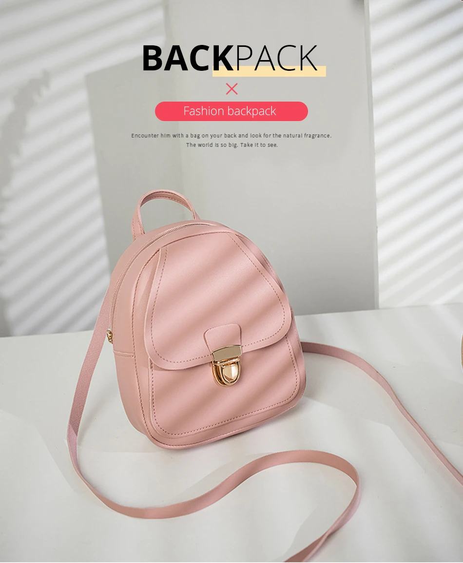Рюкзак для девочек в Корейском стиле, модный многофункциональный небольшой рюкзак для женщин, плечевые сумки Женский Рюкзак Пакет школьной сумки
