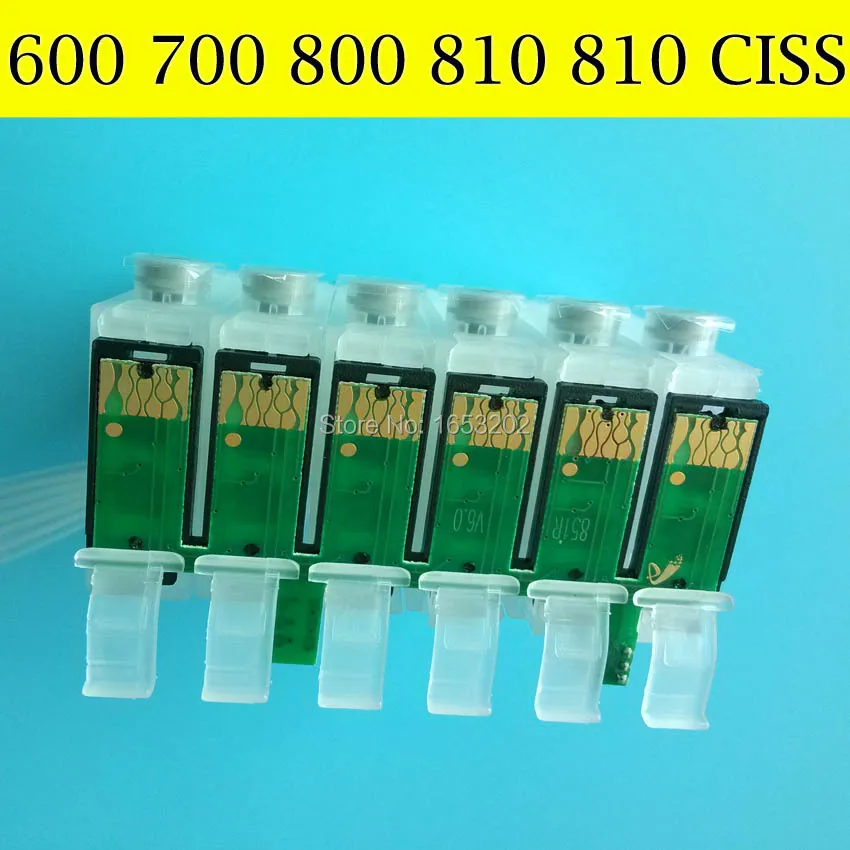 6 Color CISS System For EPSON T0981 T0992-T0996 CISS For EPSON 600 700 800 710 810 Printer image_2