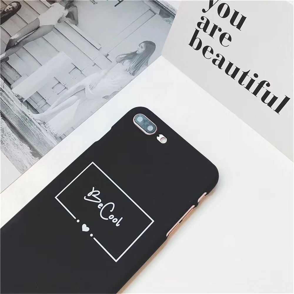 Письмо прохладный черный чехол для Iphone 6 случаях простой Happing яйцо телефон чехлы 5