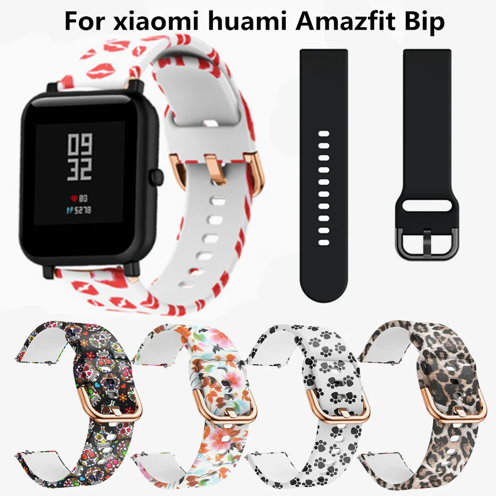 Новый ремешок для часов Xiaomi Huami Amazfit Bip 20 мм мягкий силиконовый Samsung Gear S2