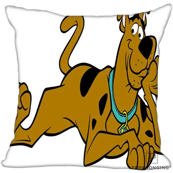 Заказная декоративная наволочка Scooby Doo квадратная Наволочка на молнии 35X35,40x40,45x45 см(с одной стороны) 80527-21-11 - Цвет: Square Pillowcases