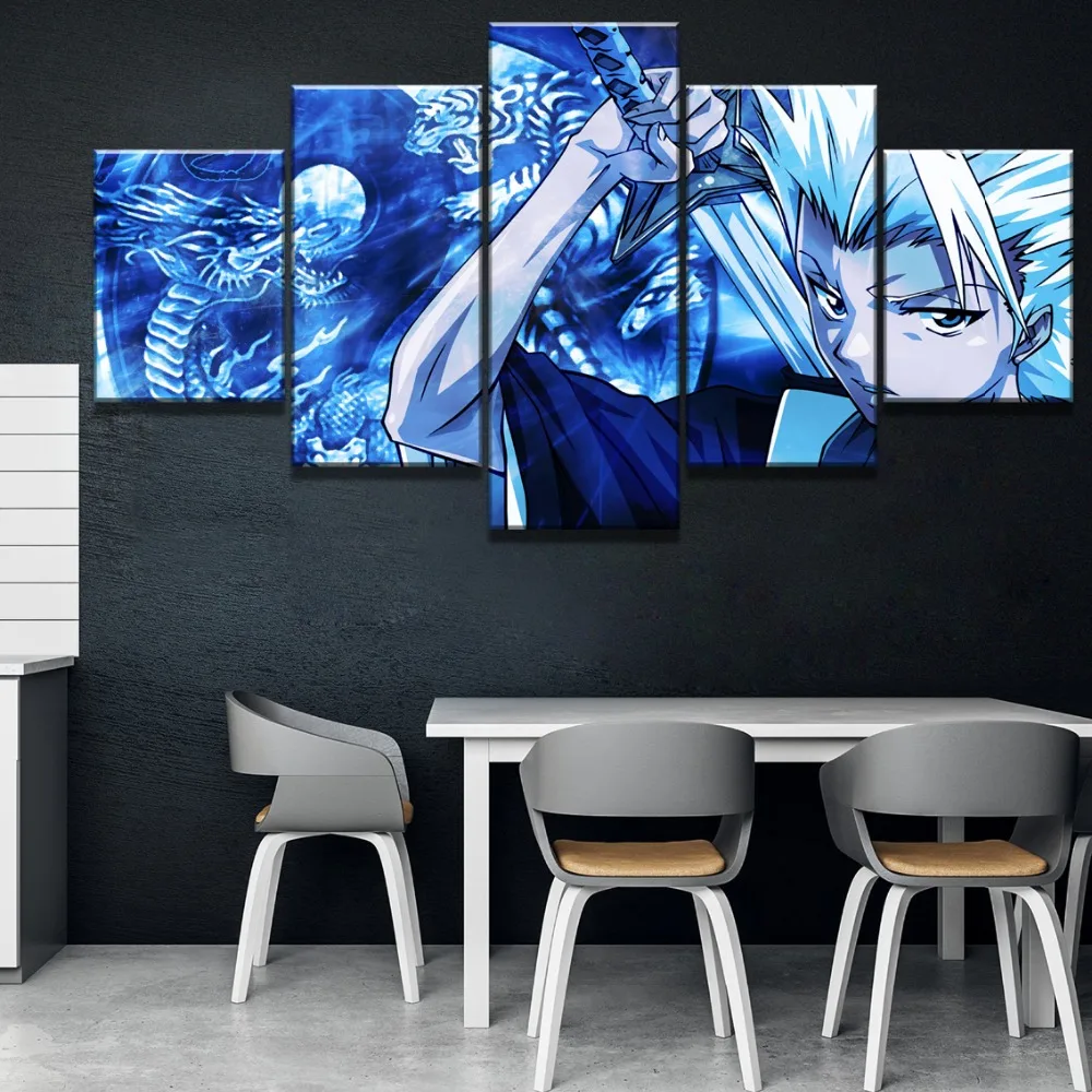 Waliicorners 5 Piece Canvas Art Bleach Anime Poster Modern Decorative Paintings on Canvas Wall Art for Home Decorations Wall Decor 5 HTB1DJe5KCzqK1RjSZFLq6An2XXaT