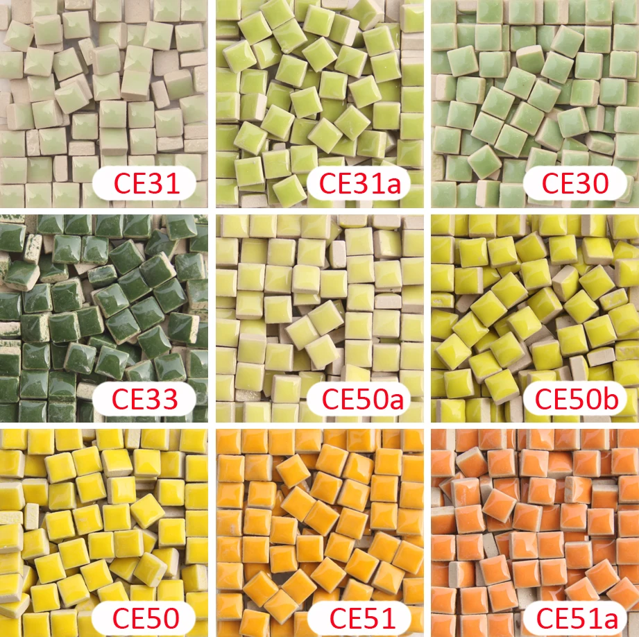 200 Gram/205 Pcs 1 X cm Square Ceramic Mosaic Tile 9.5 mm DIY porcelain tile mini ceramic | Дом и сад