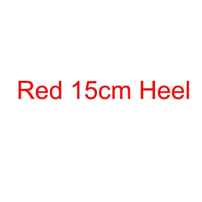 Босоножки на платформе; женская летняя обувь; пикантная обувь на высоком каблуке 20 см; Блестящие Босоножки Fenty Beauty; Прозрачная женская обувь для стриптиза - Цвет: Red 15cm Heel