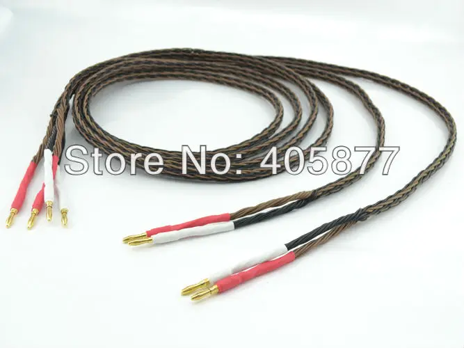 

Hi-End viborg audio style OFC speaker cable 2.5M audio speaker wire pair