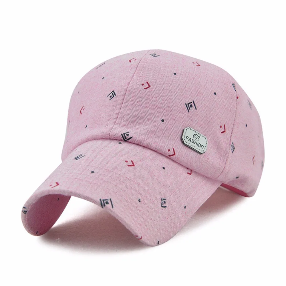 Fashion Womens Baseball Cap Cotton Printing Flower Sports Outdoors Cap