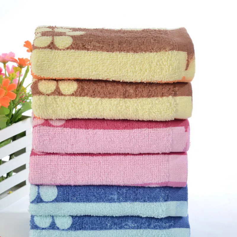 1PC Soft Cotton Face Towel For Adults Bathroom Super Absorbent Thick