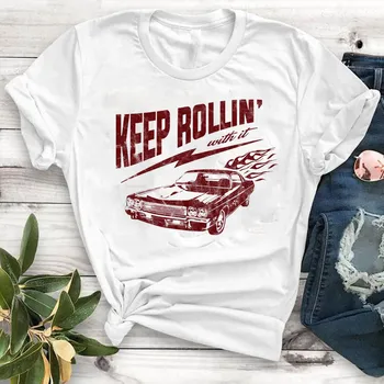 

Casual Tshirt Women keep car Fashion T Shirt Female Women Summer Print Camisa Mujer Top Graphic Cute Tees T-shirt
