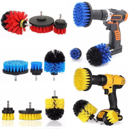 Scrubber Drill Brush Kit Cleaner Spin Tub Shower Tile Grout Kit Cleaner Spin Tub Shower Tile Grout
