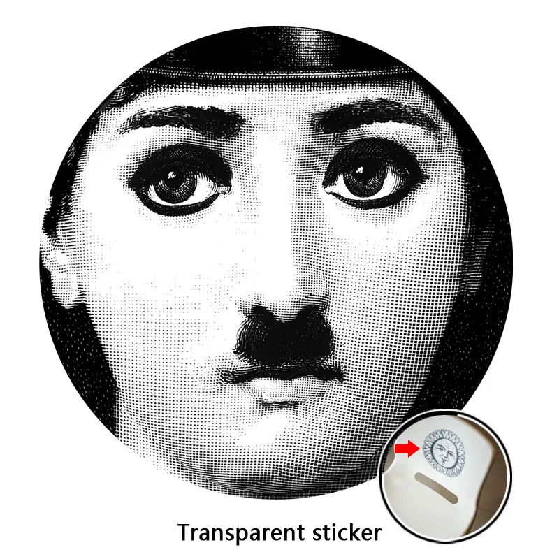 NO.1-28 дизайнер Fornasetti обои такие же, как прозрачные наклейки для украшения гостиной 1 шт - Цвет: 22