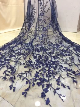 

Fancy net lace fabric 2019 African guipure lace fabric Top grade Nigerian embroidered lace fabric