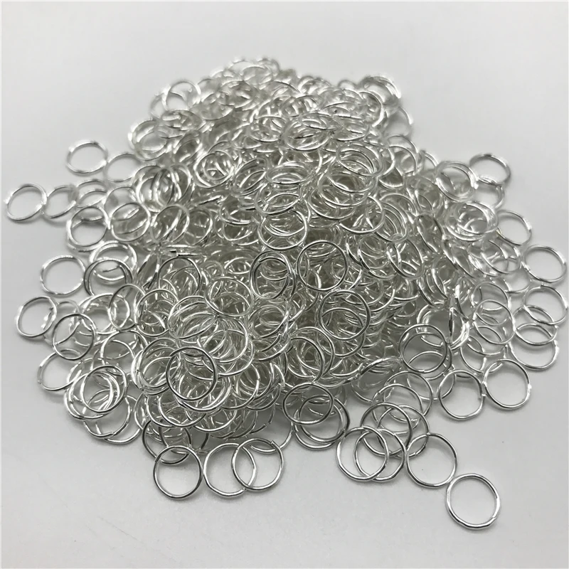 Jump rings 4mm 6mm 8mm 10mm Metal Open Jump Rings Split Rings Connectors For Diy Jewelry Making