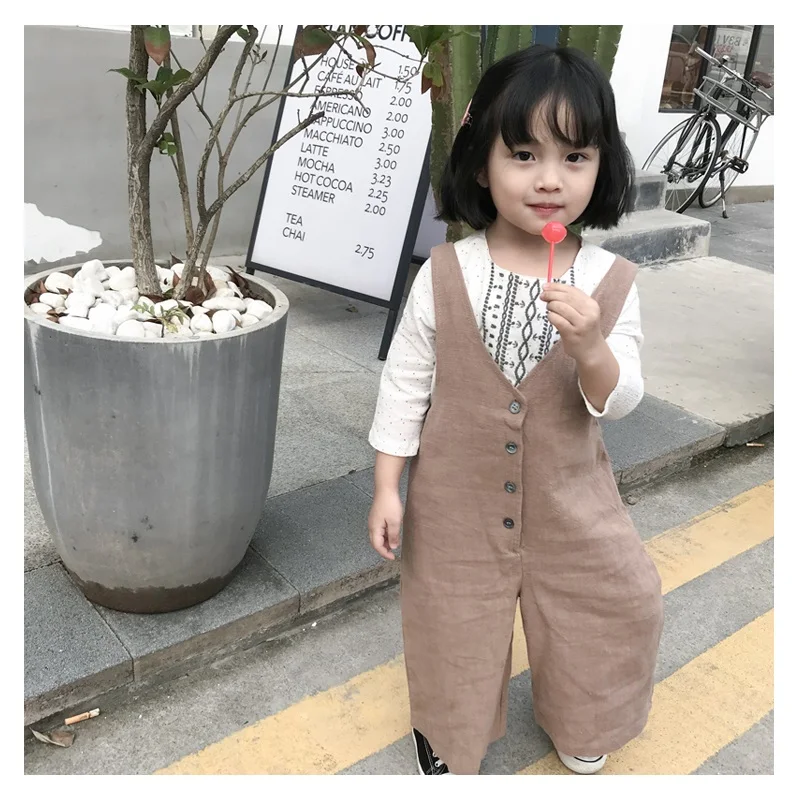 kids khaki jumpsuit