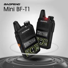Baofeng BF-T1 портативный наушники двухканальные рации комплект с ручной отель гражданских радио Comunicacion Ham КВ трансивер
