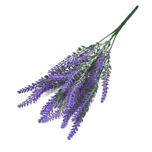 Details about 25 Heads/Bouquet Romantic Artificial Flower Lavender Bouquet with Green Leav JC Details about 25 Heads/Bouquet Romantic Artificial Flower Lavender Bouquet with Green Leav JC