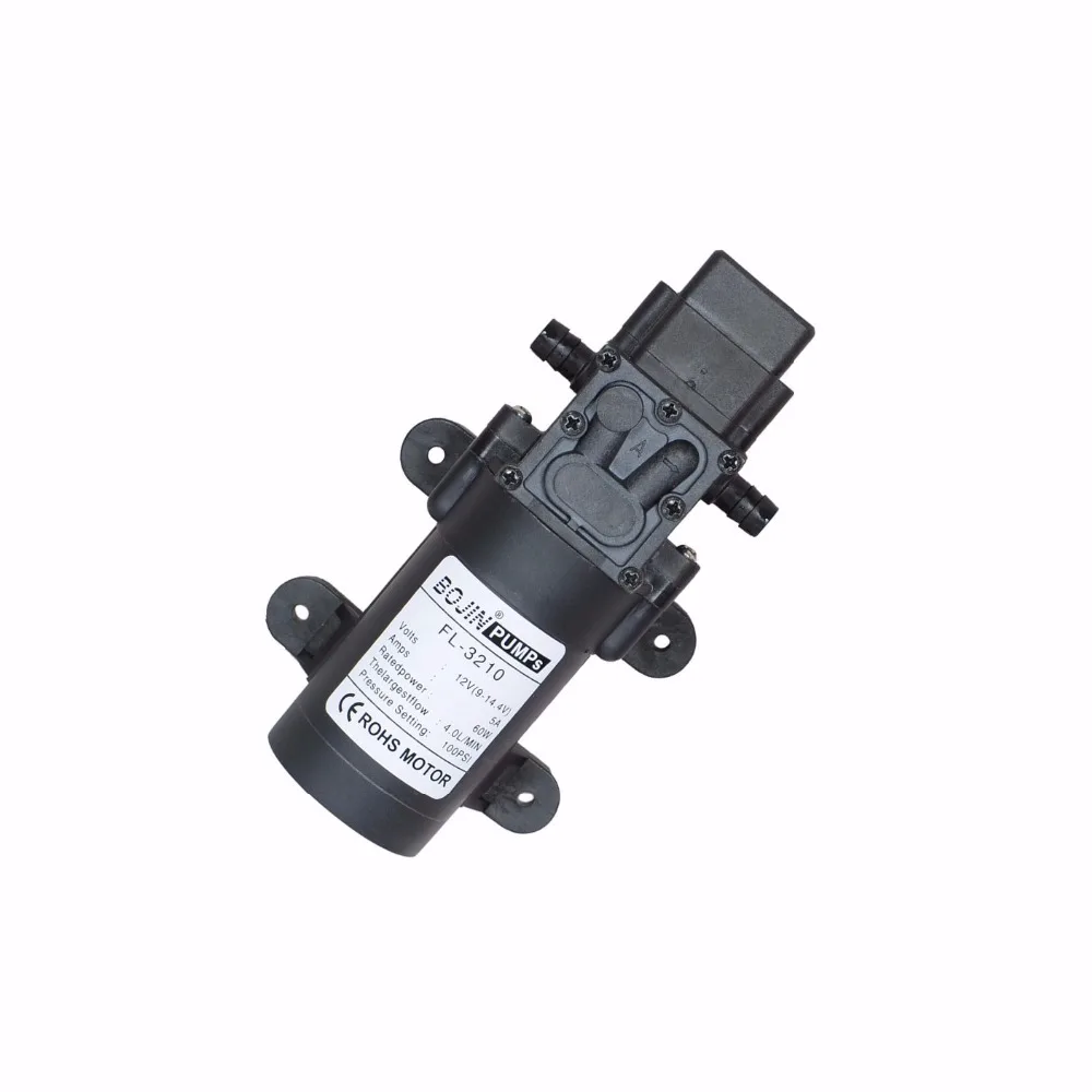New style intelligent DC12 V 100PSI 4L m Water High Pressure Diaphragm Self Priming Pump Caravan