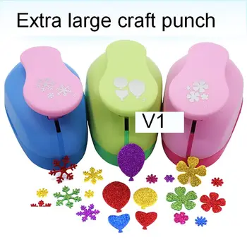 

Super Large Flower/Snow/Ballon Shaped Punch Furador De Papel Diy Craft Punch Eva Creative Embosser Card Making Scrapbooking