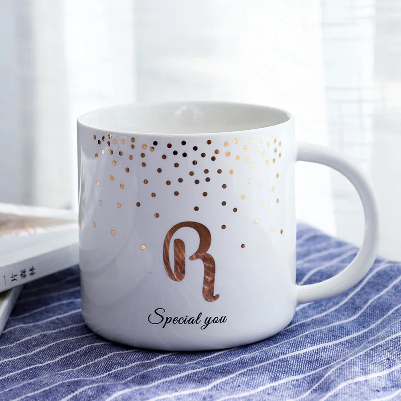 Белая фарфоровая кофейная кружка с надписью I Love You в скандинавском стиле, керамическая чашка для кофе, чая, молока, подарок - Цвет: Circular Point