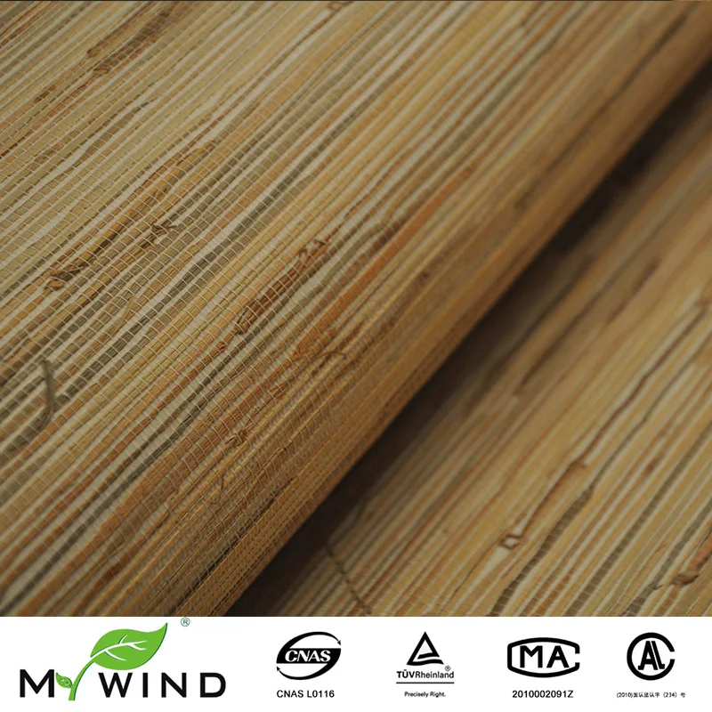 Натуральная морская Grasscloth настенная бумага декоративная текстурированная