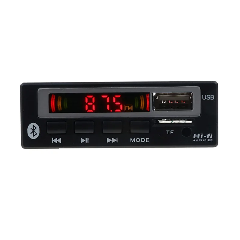 AUX 5 в 12 1 Din MP3 плеер USB 3 мм Плата Беспроводной приемник Bluetooth Mp3 модуль декодер