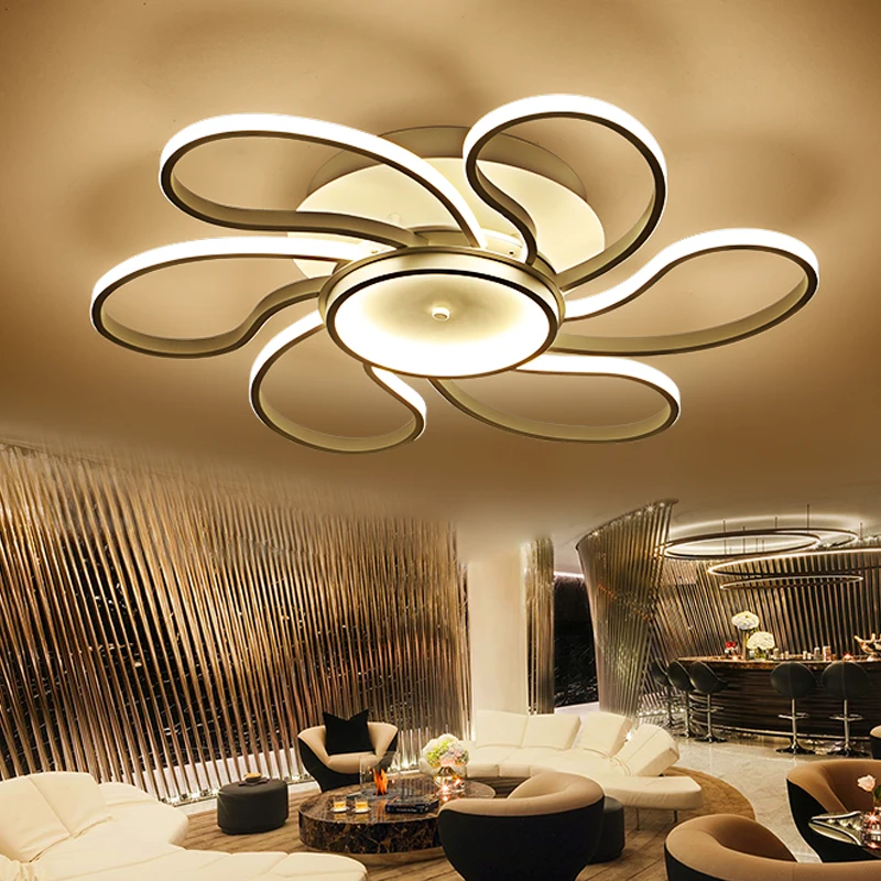 

New Surface Mounted Modern Led Ceiling Lights For Living Room Bedroom Lamp Fixture Home Indoor Lighting Ceiling Lamp Lampshade