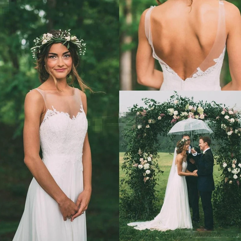 Garden Sheath Wedding Dresses