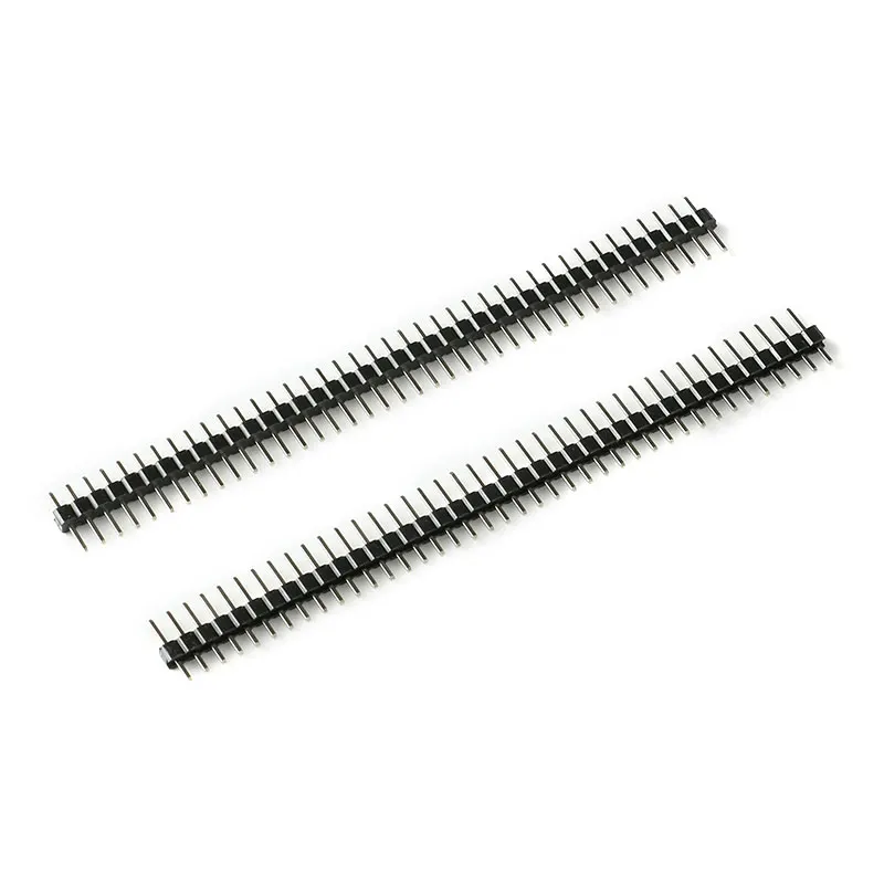 10 шт./лот шаг 2 0 мм одинарный/двухрядный штырьковый разъем 1x40P 2x40p медный