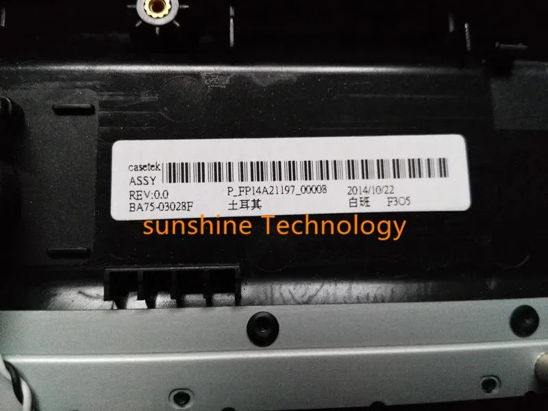 Турция Макет Новый для samsung RC510 RC520 клавиатура с touchpad palmrest BA75-03028F