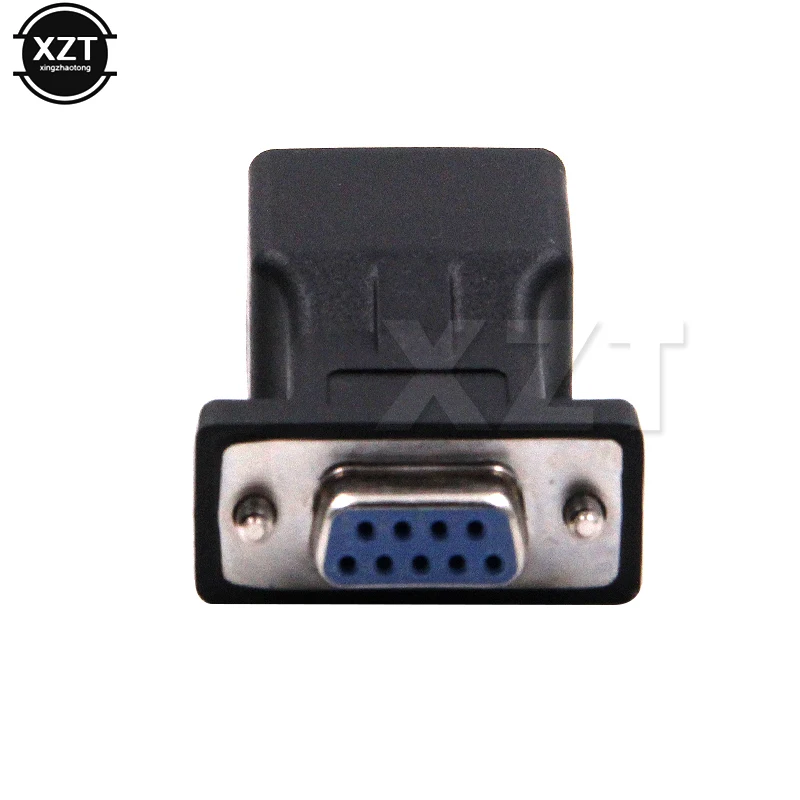 

DB9 RS232 RJ45 Female Adapter COM LAN Ethernet New Arrival Port Converter Convenient to use 1pcs