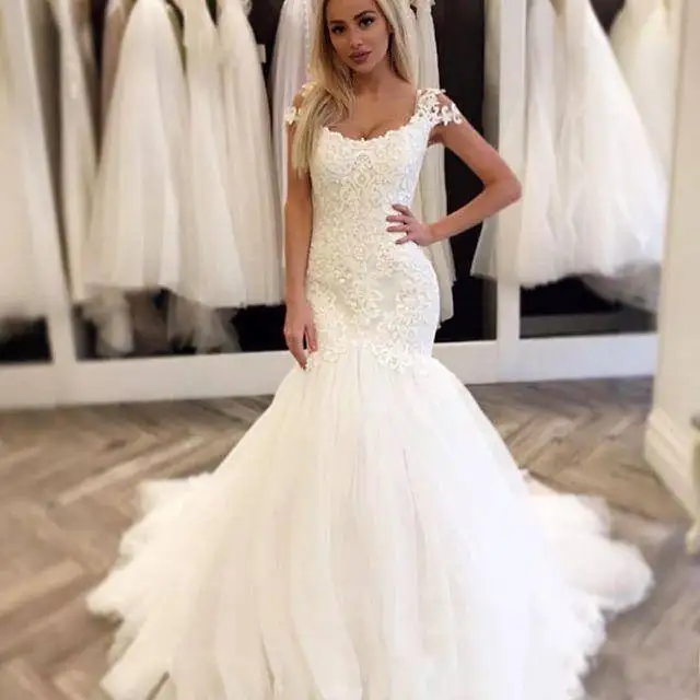 modest mermaid dress