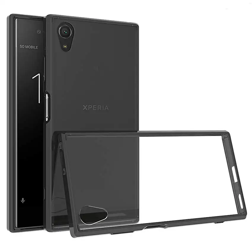 

Soft Silicon TPU/PC Case For Sony Xperia XA1 Plus Fundas Coque Shockproof Crystal Clear Shell Hard Back Cover For Sony XA1 Plus