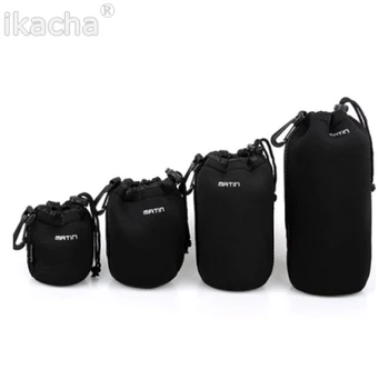 

Promotion Brand New 4pcs/lot Matin Neoprene Waterproof Soft Camera Lens Pouch Bag Case 4 Pcs Size XL L M S For Canon Nikon Sony