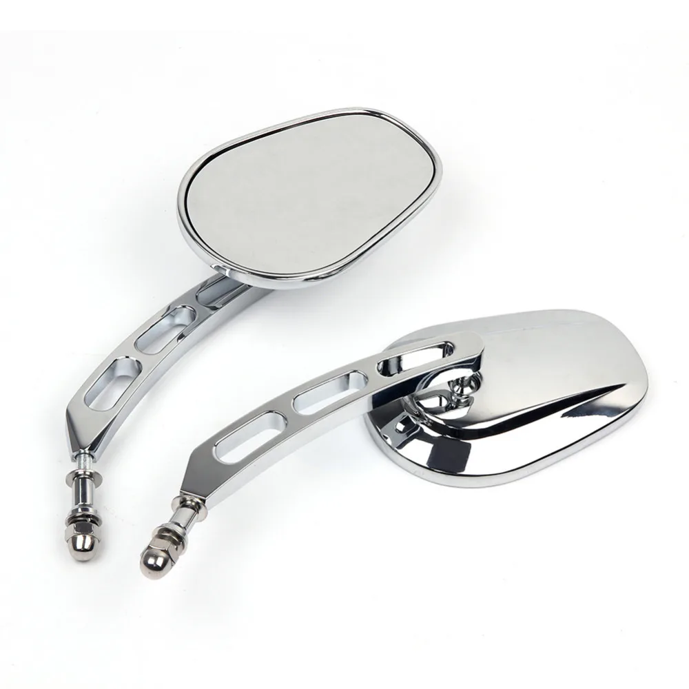 

Motorcycle Billet Aluminum 8MM End Side Rearview Mirrors Motorbike Left&Right Rear View Mirror New For Harley 1982
