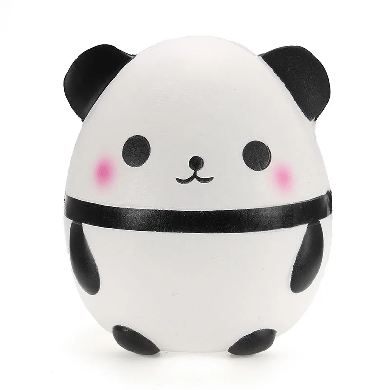 JIMITU 14 см большая панда яйцо мягкое кукла украшение автомобиля медленно поднимающийся Kawaii животные детские игрушки мягкие для сжатия