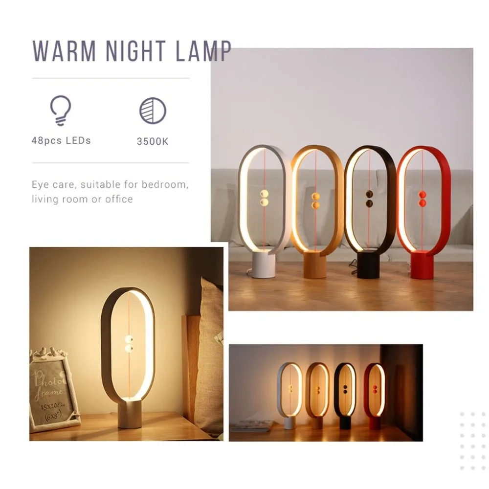 Creative Heng Balance Lamp LED Night Light USB Magnetic Balance Table Night Lamp Bedside Sleeping Light for Kids Child Gifts Creative Heng Balance Lamp LED Night Light USB Magnetic Balance Table Night Lamp Bedside Sleeping Light for Kids Child Gifts