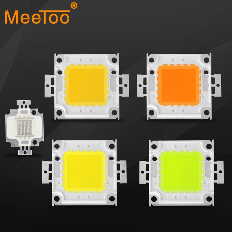 

COB LED 10W 20W 30W 50W 100W High Power Integrated LED Lighting Source For Spotlight Floodlight Warm White/Red/Green/Blue/RGB