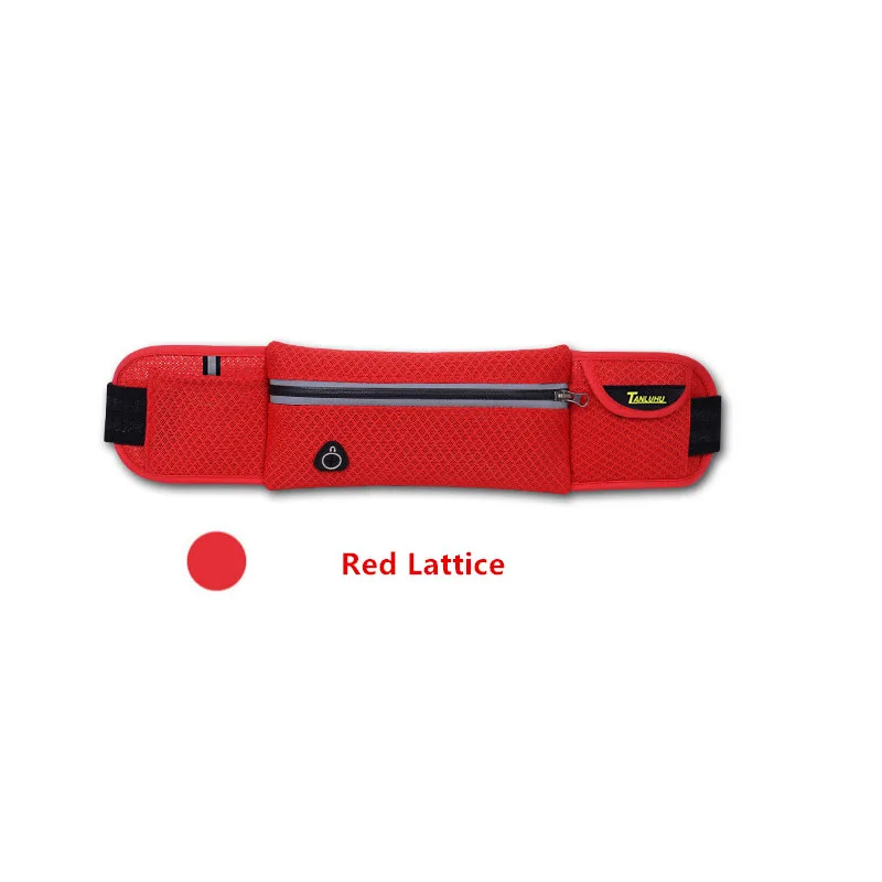 TANLUHU Горячая Водонепроницаемая Беговая Поясная Сумка для кемпинга походные сумки на молнии - Цвет: Red
