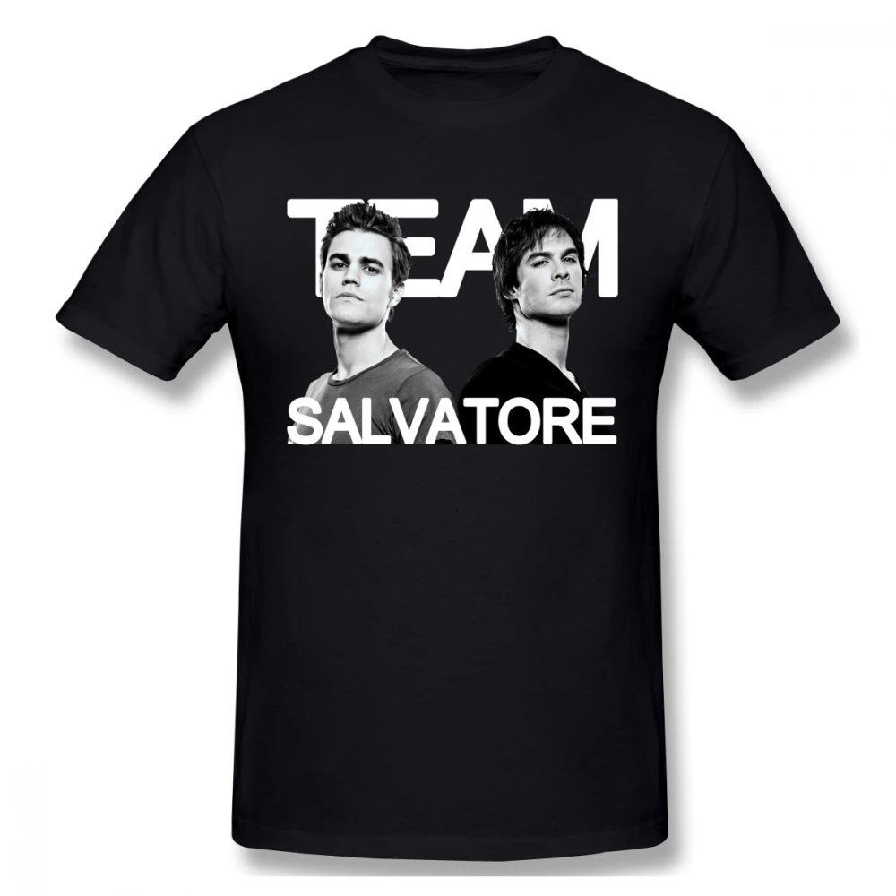 Футболка для мужчин salvore Brothers Vampire Diaries большие размеры | Мужская одежда