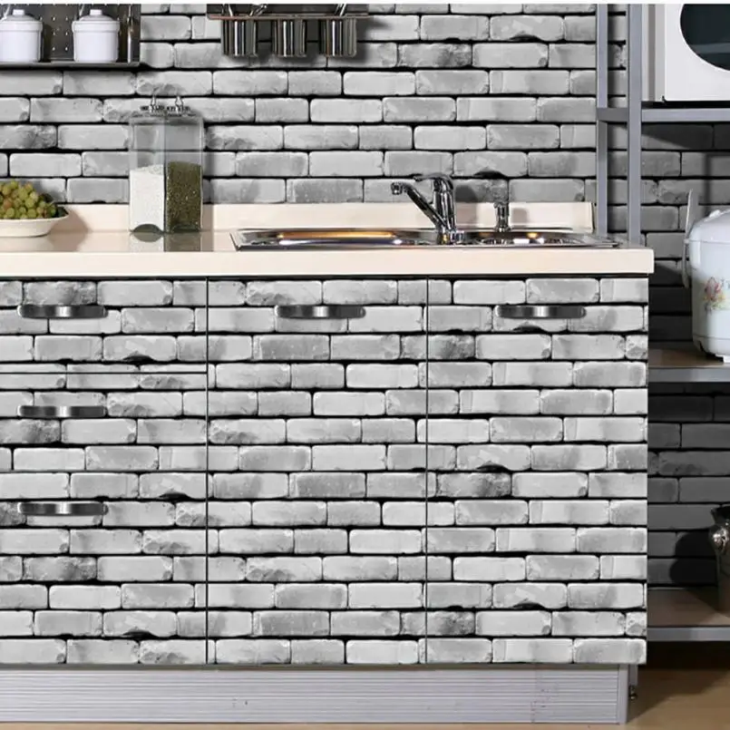 

20x50cm wall stickers Adhesive Tile Art metope wall stickers for living room Kitchen Bathroom Decor Adesivos de parede july31