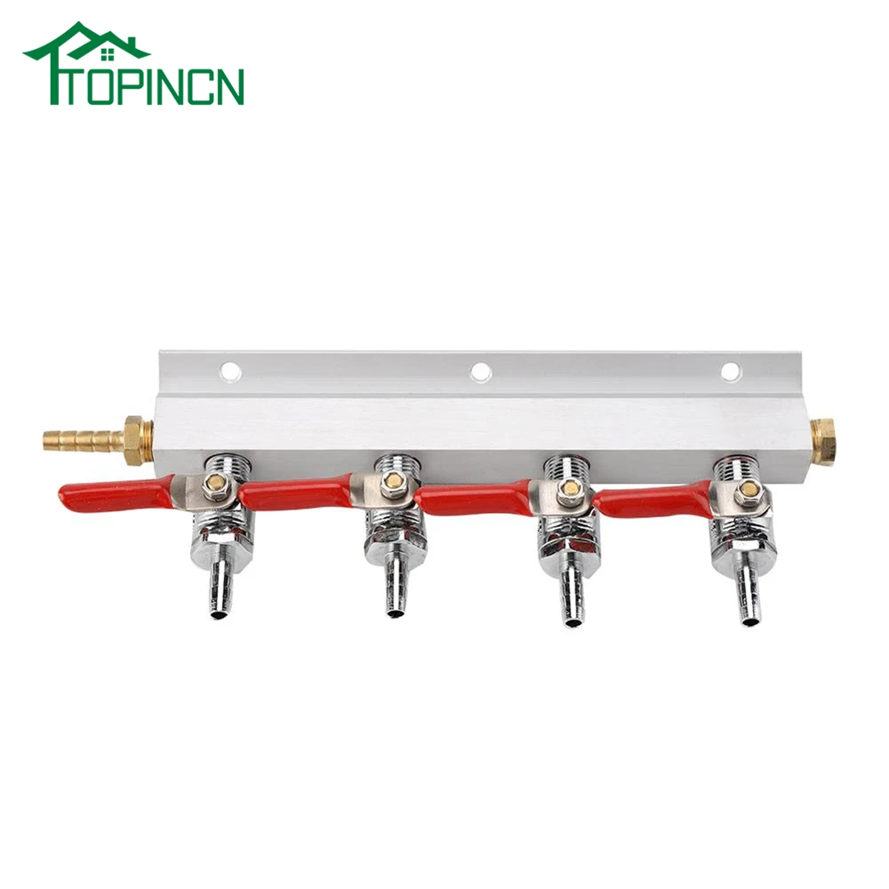 TOPINCN 5/16 &quot4 полосный 2 пивоваренный газовый коллектор для пива дистрибьютор